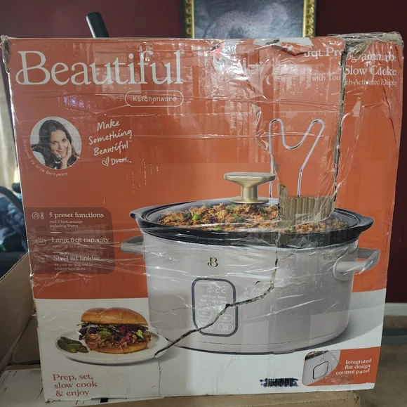 Drew Barrymore "Beautiful" 6 Qt Slow Cooker - Picture 7 of 8
